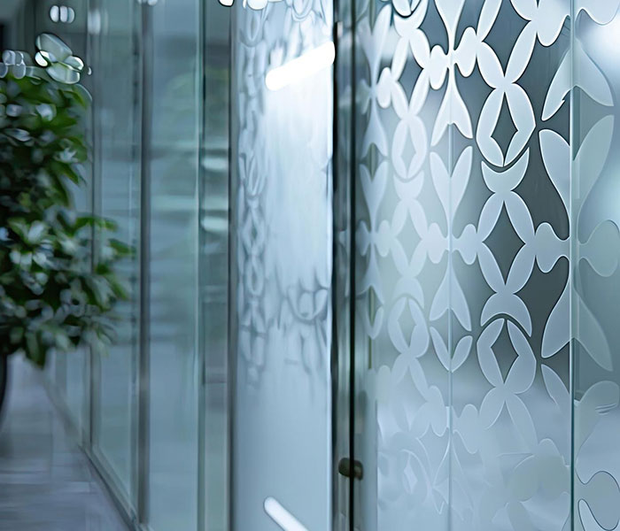 Clear to Frosted Glass Installation Sydney