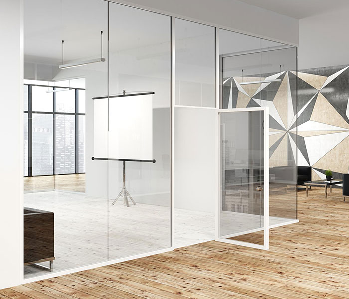 Transparent to opaque office glass Sydney